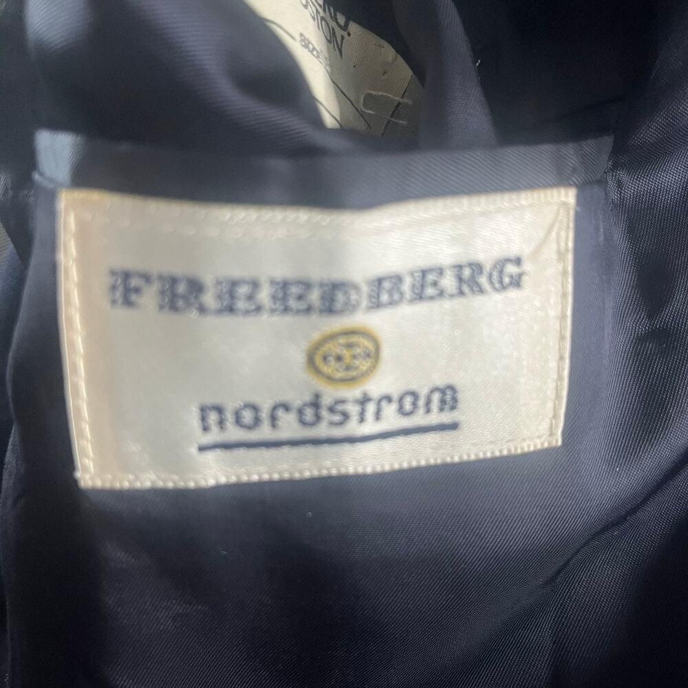 Freeberg Nordstrom Double-Breasted Blazer Womens Size 8 100% Wool - Picture 3 of 10